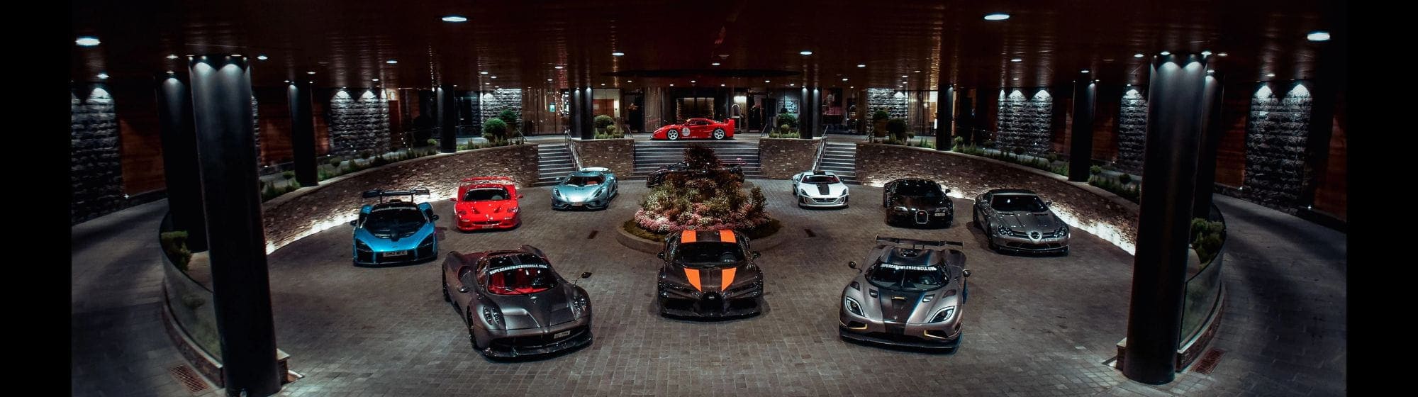 Rassemblement de supercars