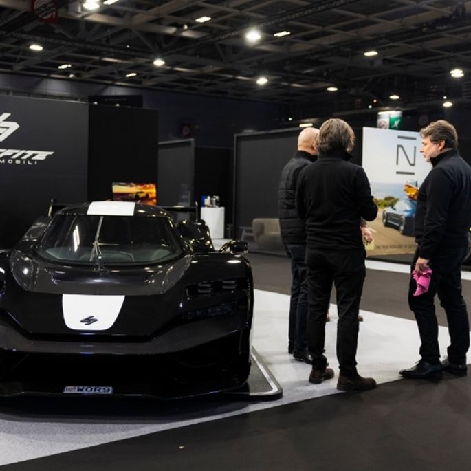 Three people buying a car