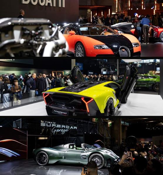 Bugatti, Lamborghini et Pagani à Ultimate Supercar Garage 2026