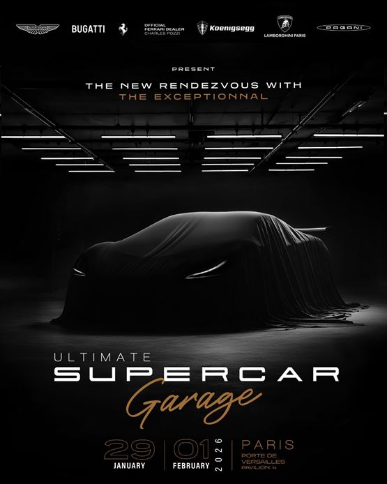 Visuel Ultimate Supercar Garage Instagram format 